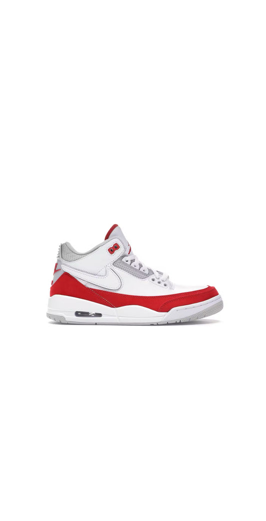 Size 10.5 (PREOWNED) Jordan 3 Tinker White University Red