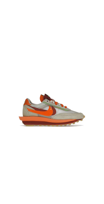 Size 11.5M (PREOWNED) Nike Sacai Waffle CLOT Net Orange