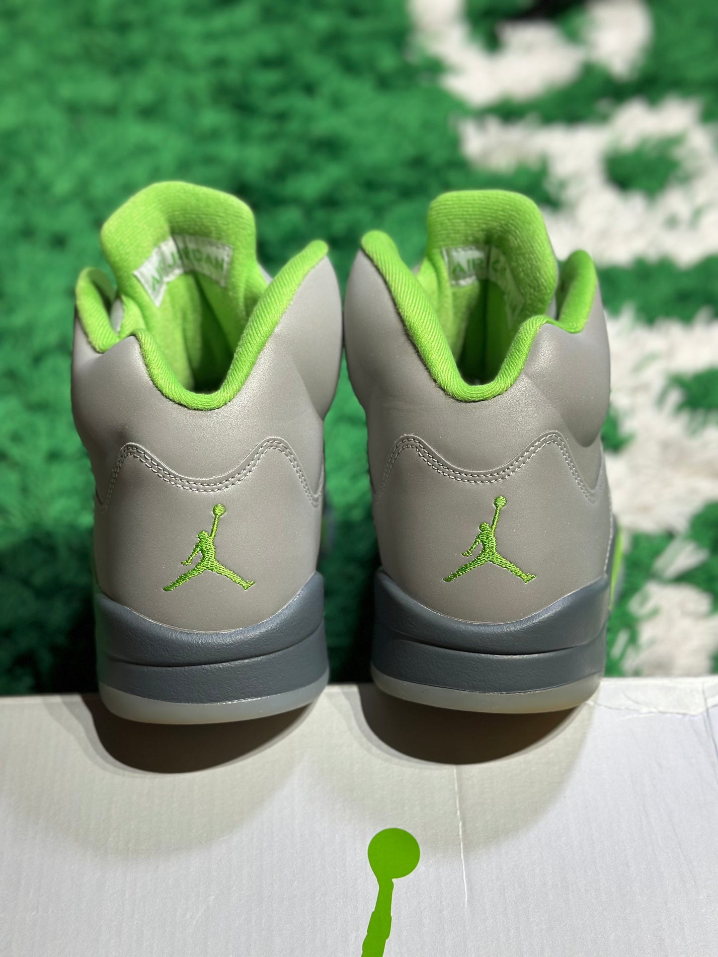 Size 10.5 (PREOWNED) Jordan 5 Green Bean