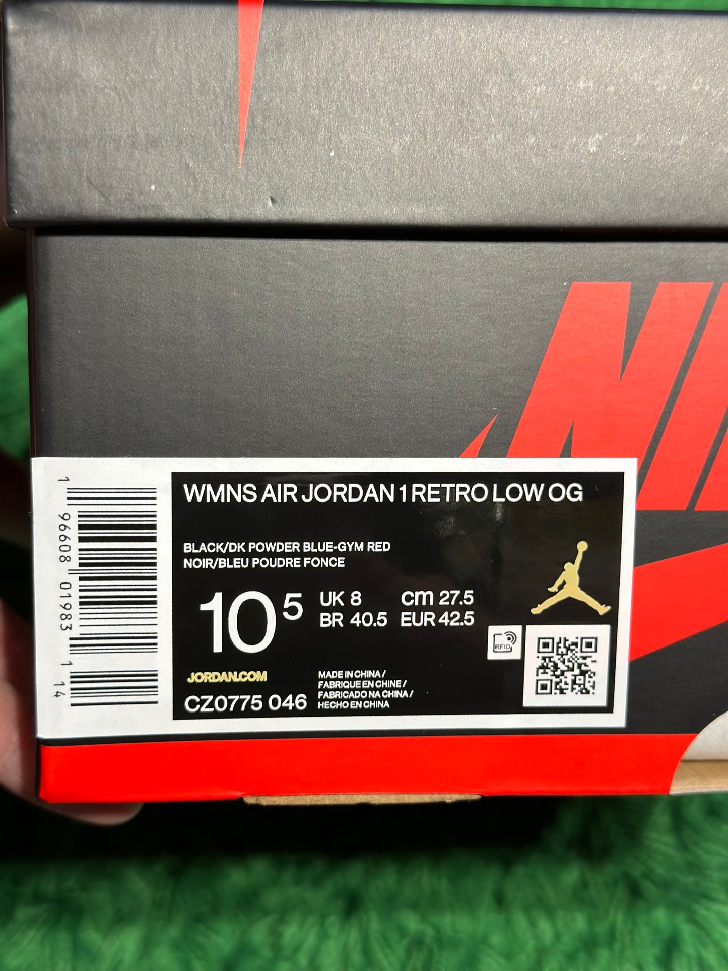 Size 9M (NEW) Jordan 1 Low NC To Chi