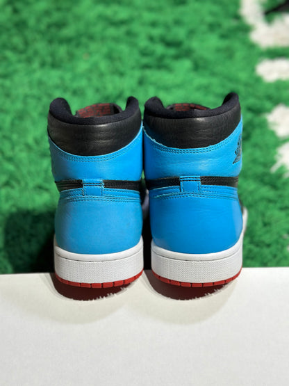 Size 8.5M (PREOWNED) Jordan 1 High  NC To Chi