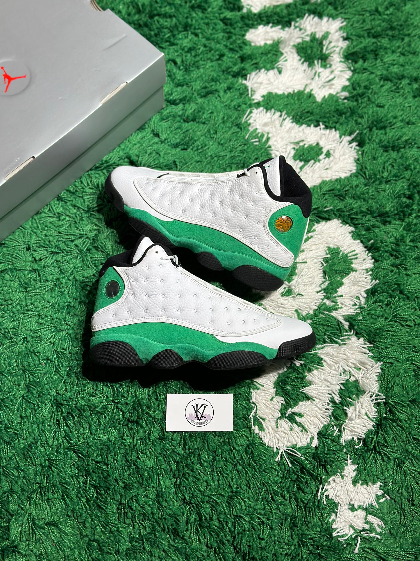 Size 10 (NEW) Jordan 13 Lucky Green